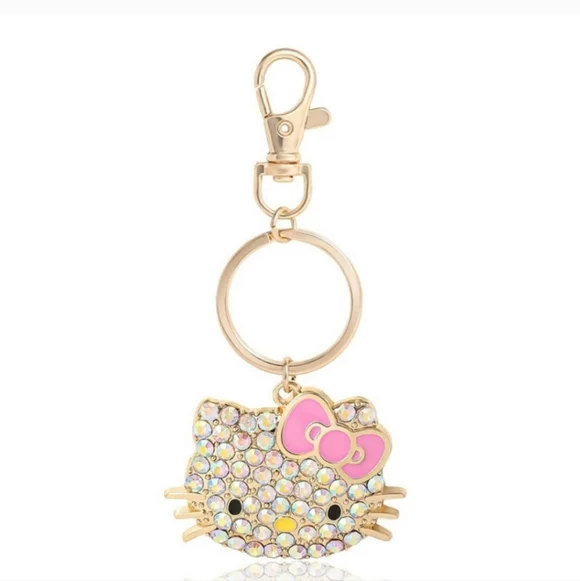 Hello Kitty Rhinestone Keychain & Pouch - Picture 7 of 7
